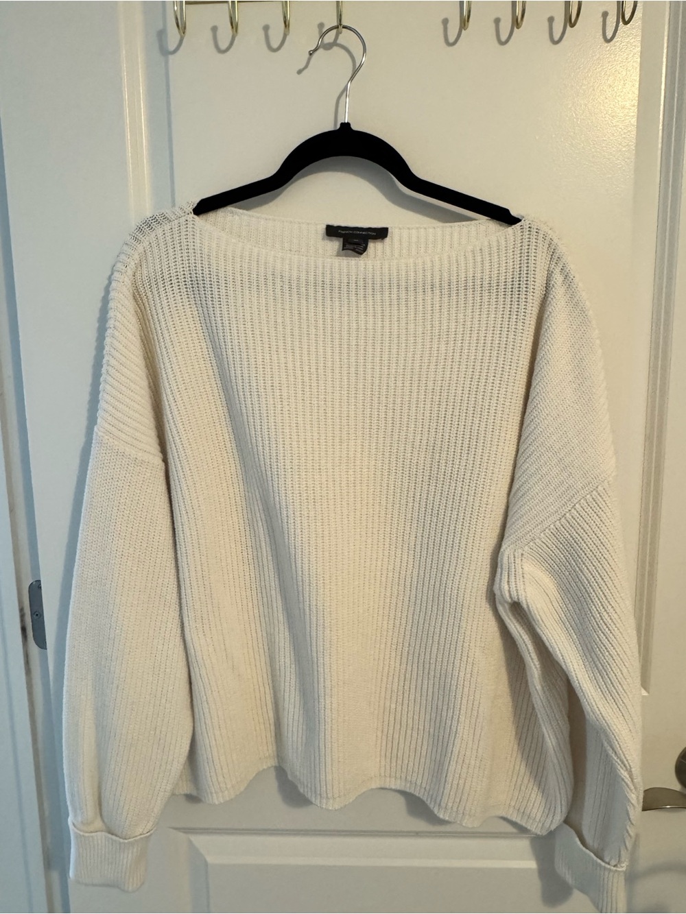French Connection Ribbed Boatneck Sweater